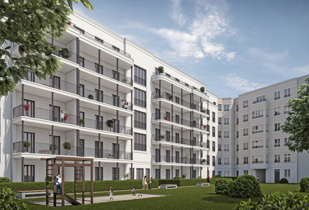 Rendering, Fassade